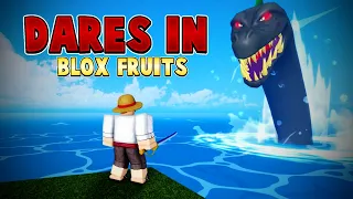 Doing Blox Fruits Dares... (100k Special)