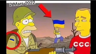 Les simpsons ont predit la guerre entre la Russie et l'Ukraine