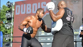 DANIEL DUBOIS OPEN WORKOUT BEFORE USYK FIGHT