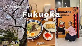 Traveling to Fukuoka, Japan 🇯🇵 cherry blossoms, delicious ramen & pokémon center