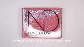 NATASHA DENONA Love GLow Cheek Palette SWATCHES