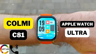 Огляд Colmi C81 - ТОП за свої кошти!!! 🔥🔥🔥 Apple Watch Ultra за $20 🔥🔥🔥 AMOLED, AOD, BT Call 🔥🔥🔥