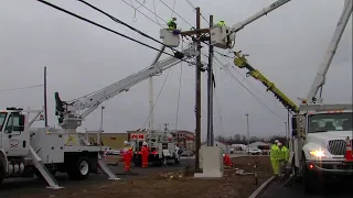 Storm damage in Benton, Kentucky