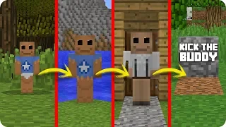 SI KICK THE BUDDY TUVIESE UNA VIDA EN MINECRAFT 😱 | SI KICK THE BUDDY EXISTIESE EN MINECRAFT