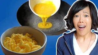Cook Perfect Fluffy Scrambled Eggs in WATER?💦