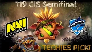 Navi vs Vega Techies Pick | Semifinal Highlights | TI9 CIS Qualifiers