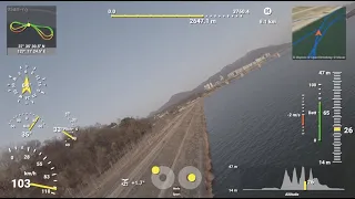 [DJI FPV] "Goggle view" with Telemetry Overlay