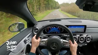 2020 MERCEDES CLA 200 Shooting Brake 163 hp POV TEST DRIVE