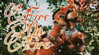 Chicken Run MV - Fire On Fire - Ginger X Rocky ( Tribute )