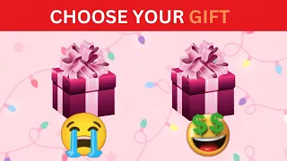 Choose your gift box 🎁| This or That | pick one kick one | makeup, dress, food, luxury life