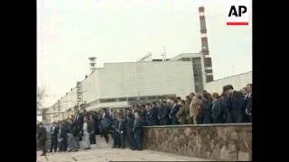 RUSSIA: 10TH ANNIVERSARY OF CHERNOBYL'S REACTOR FIRE (2)