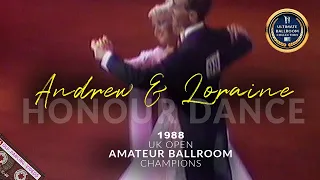 1988 Andrew Sinkinson and Loraine Barry HONOUR DANCE as The UK Open Amateur Ballroom Champions