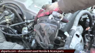 How to install / change a distributor 1997 1998 1999 2000 2001 Honda CRV REPLACEMENT REPLACE DIY FIX