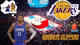 BREAKING NEWS: PAUL GEORGE GOING TO THE LAKERS?? CLIPPER NATION NEWS TODAY.