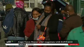 Cape Town Mayor will not negotiate with Santaco | Geordin Hill-Lewis