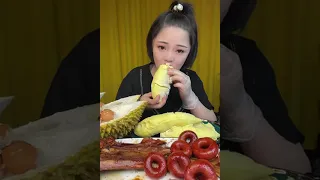 ASMR MUKBANG SEAFOOD, Giant cheese Lobster,spicy noodles, Octopus, Mushroom, recipe !eating,Sam asmr