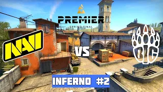 1/2 Финал. NAVI vs BIG. Map-2 Inferno. BLAST Premier Spring Finals 2021