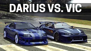 NFS Most Wanted - DARIUS vs. VIC Full Race