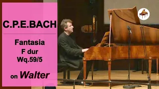 CPE Bach Fantasia in F major by Tobias Koch on McNulty piano Walter