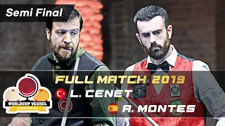 Semi Final - Lutfi CENET vs Antonio MONTES (Veghel World Cup 3-Cushion 2019)