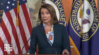 WATCH: Rep. Pelosi holds weekly press briefing