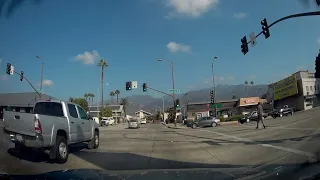 Pasadena, California DMV Behind The Wheel Driving Test - Dash Cam Footage