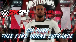 WWE 2K24 CUSTOM ENTRANCE SERIES #12: CM PUNK ‘09, ‘10, ‘11 / THIS FIRE BURNS ENTRANCE