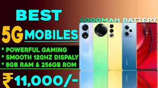 8GB Ram | Top 5 Best 5G Smartphone Under 11000 in 2023 | 120hZ Display| Best 5g phone under 12000