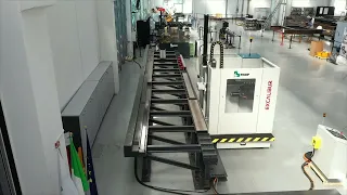 CNC Single Spindle Drilling Line Processes Multiple Parts in One Automated Cycle