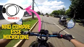 QUAL O MELHOR MICROFONE PRA MOTOVLOG? #VIDEOTESTE