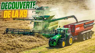 😱 XXL HARVEST X9 & S790 - JE DECOUVRE  ENFIN LA JOHN DEERE X9 - Moisson de colza 2023 - BPM Agri 😍