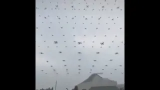 Chinese AI drone army swarm