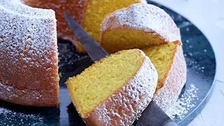 How to make Saffron sponge cake