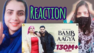 Pakistani React To Bamb Aagya  Gur Sidhu Official Video Jasmine Sandlas  Bomb Aagya Bomb Aagya Song