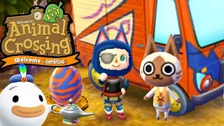 Animal Crossing New Leaf - Welcome amiibo - Monster Hunter Stories Felyne - 3DS Gameplay Walkthrough