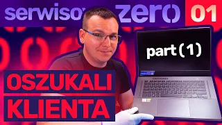 Patologie polskich serwisów...OSZUKALI KLIENTA na laptopie za ponad 10000 zł!