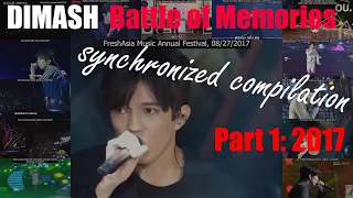 Dimash Qudaibergen - Battle of Memories X13 synchronized versions with subs, 2017 (Part 1)