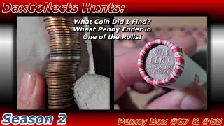 Hunting Pennies S2 #4 - What Coin Did I Find? Wheat Penny Ender in One of the Rolls!