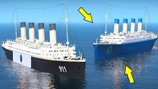 Titanic Sinking After Prisoners Escaped Ship And Police Titanic Couldn't Save The Ship In GTA 5