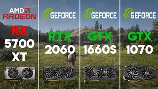 RX 5700 XT vs RTX 2060 vs GTX 1660 SUPER vs GTX 1070 Test in 6 Games