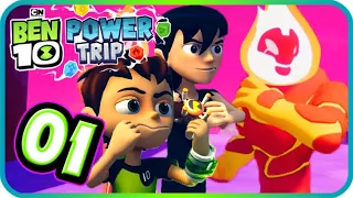 Ben 10 Power Trip Walkthrough Part 1 (PS4, XB1, Switch) Enter Heatblast!