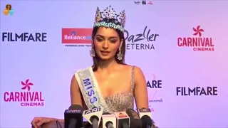 Miss World 2017 Manushi Chhillar At Filmfare Glamour and Style Awards 2017 Red Carpet