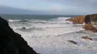 Winter storm at Bloody Foreland, Donegal, on the Wild Atlantic Way