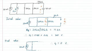EG1012 Week 12 Video 5 - Solving for the step response of RC circuits