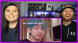 bts you laugh? you lose! challenge REACTION ! | LET'S BE SERIOUS WE CAME TO LAUGH!