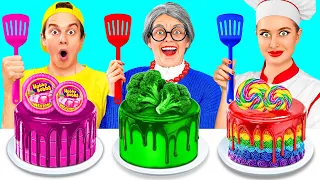 Ich vs Oma: Koch-Challenge | Lustige Momente von BaRaDa Challenge