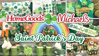 Home Goods and 40% Off at Michaels St Patrick's Day Decor 2023 Shopping