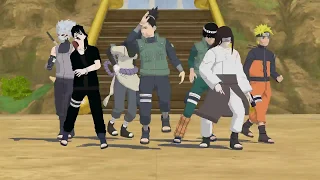 MMD Naruto BTS Dope with Naruto, Sasuke, Shikamaru, Neji, Guy, Kakashi and Orochimaru