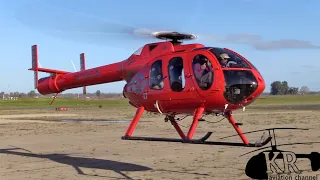 MD600N helicopter powerline maintenance Reedley, CA