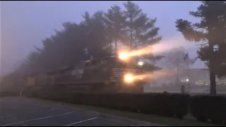 Fast Trains in the Fog | Thomasville, NC | Norfolk Southern Danville District